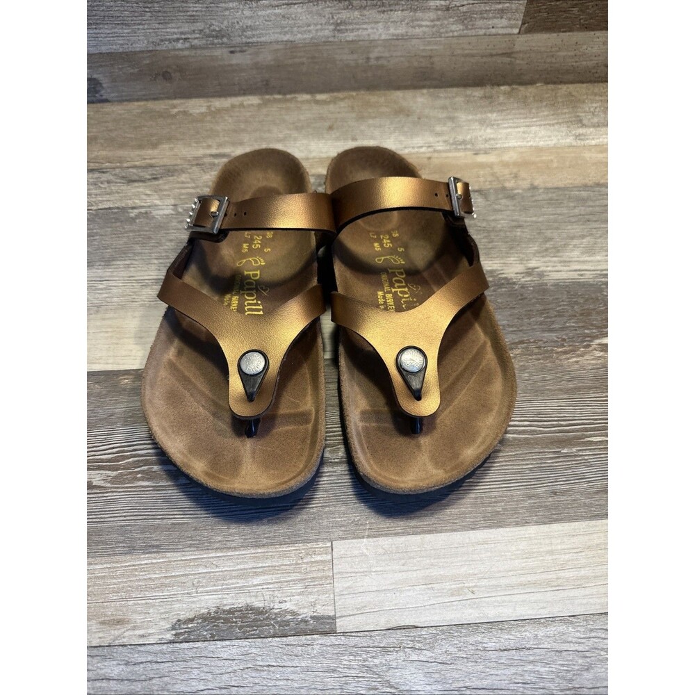 Papillio by Birkenstock Fussbett Sandals Bronze Size 38/7